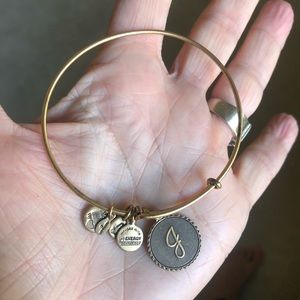 Alex and Ani Jewelry - 2 Alex & Ani Gold Bracelets, Initial J & Gold Bead Alex and Ani Jewelry - 2 Alex & Ani Gold Bracelets, Initial J & Gold Bead